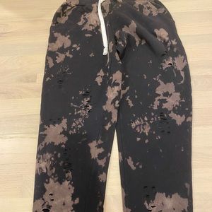 Katie J nyc Junior Sweats w/ ripps and washed